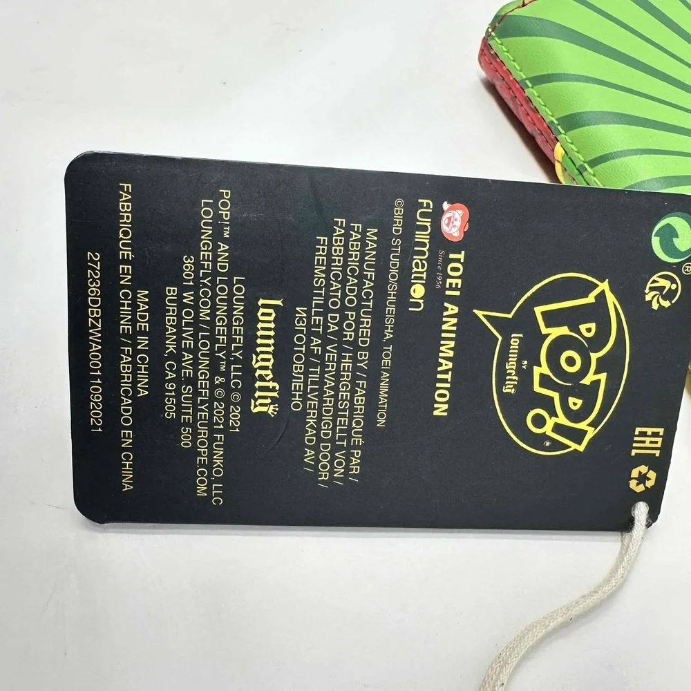 Loungefly Dragonball Wallet Z Pop! Saiyan Gohan Piccolo Card Holder NEW